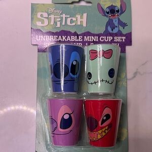 Disney Stitch Unbreakable Mini Cup Set